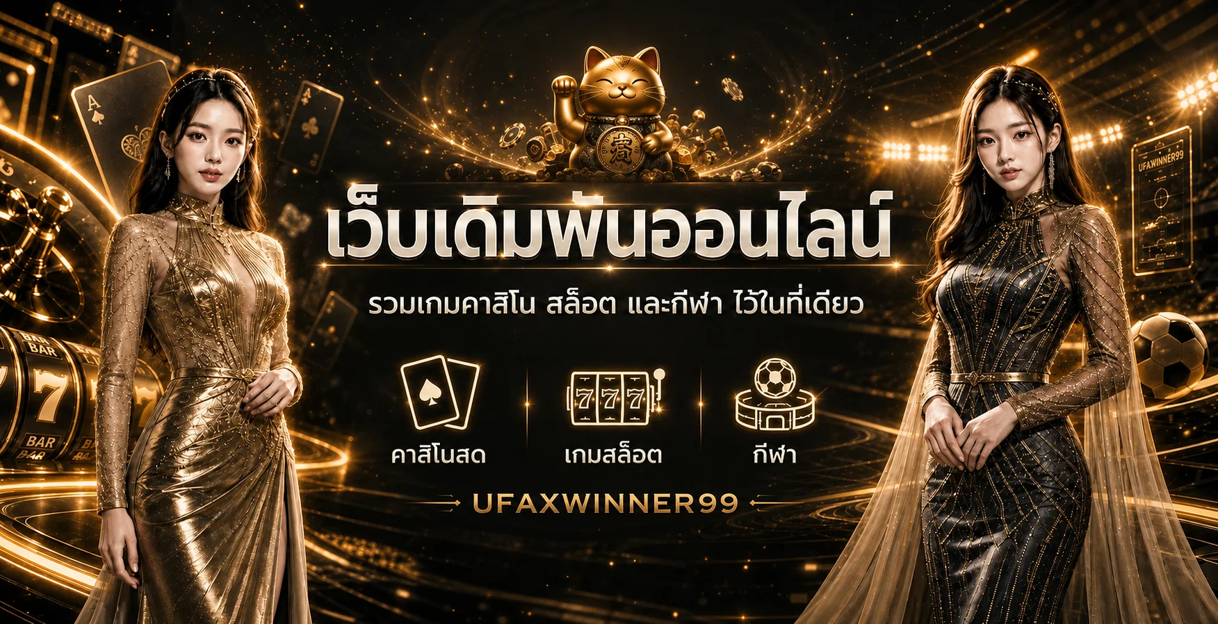 ภาพรวมบริการ UFAXWINNER99 คาสิโนออนไลน์ สล็อต และกีฬา
